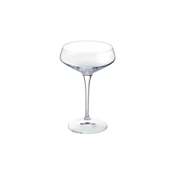 Home Decorators Collection Genoa 11.25 oz. Lead-Free Crystal Coupe Cocktail Glasses (Set of 4)