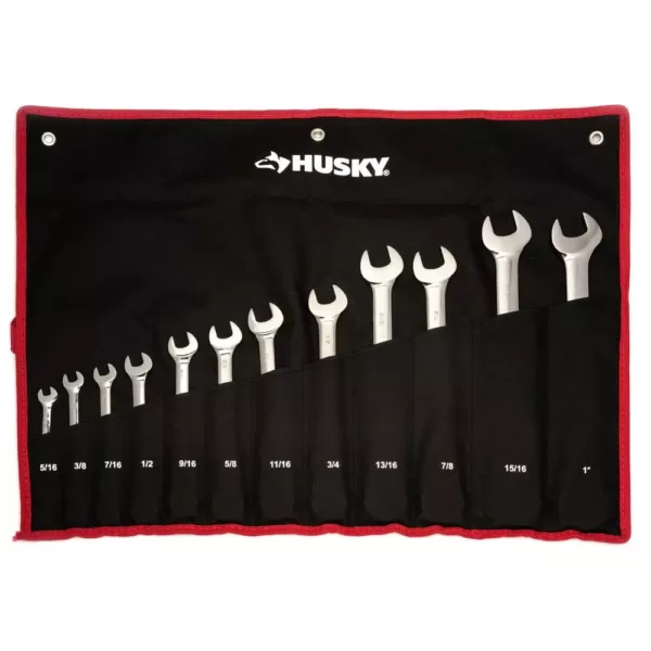 Husky Master SAE Flex Head Ratcheting Wrench Set (12-Piece)