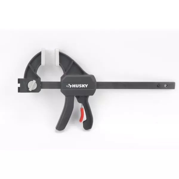 Husky 6 in. and 4.5 in. Trigger Clamp Set (6-Piece)