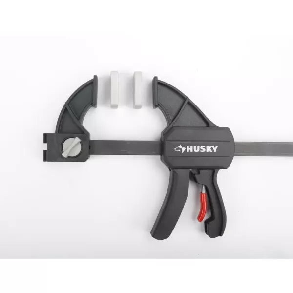 Husky 6 in. and 4.5 in. Trigger Clamp Set (6-Piece)