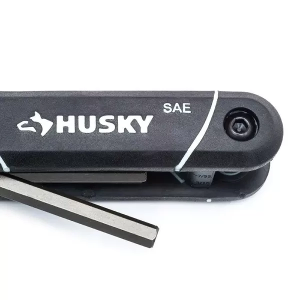 Husky SAE/Metric Folding Hex Key Set With Bonus Torx Set (3-Piece)