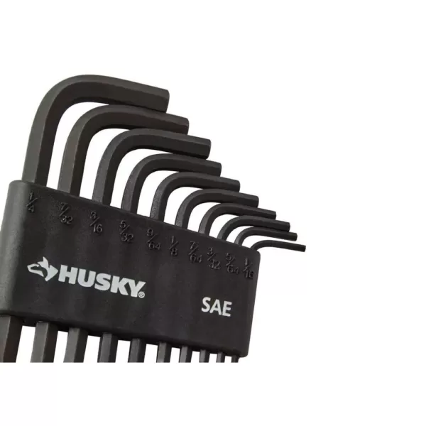 Husky SAE Short Arm Hex Key Set (10-Piece)