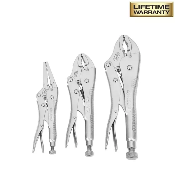 Husky Locking Pliers Set (3-Piece)