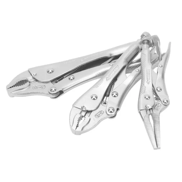 Husky Locking Pliers Set (3-Piece)