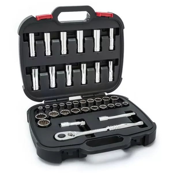 Husky 1/2 in. Drive Mechanics Tool Set (37-Piece)