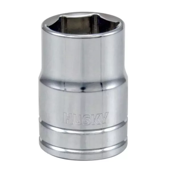 Husky 3/8 in. Drive 7/16 in. 6-Point SAE Standard Socket