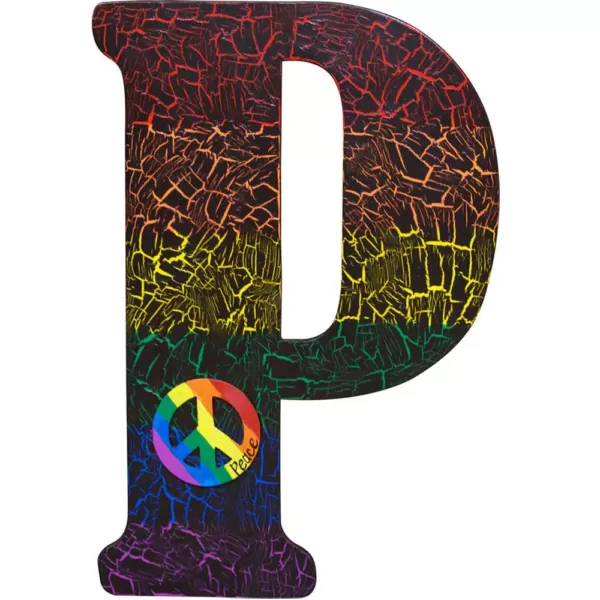 Jeff McWilliams Designs 23 in. Oversized Unfinished Wood Letter (P)