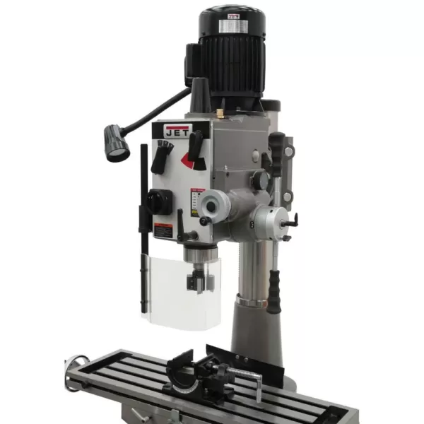 Jet JMD-45GHPF 115-Volt/230-Volt Geared Head Square Column Mill/Drill Press with Power Downfeed