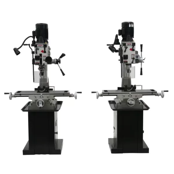 Jet JMD-40GHPF Geared Head Mill/Drill Press with Power Downfeed and Newall DP500 2-Axis Dro