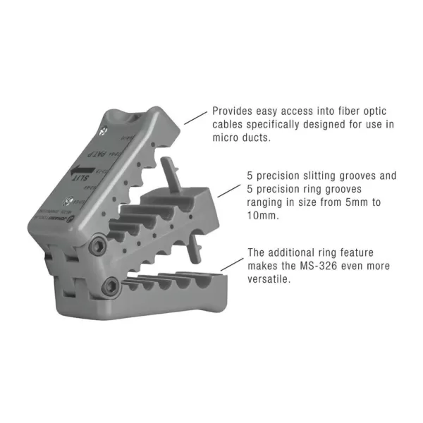 Jonard Mid Span Slitter and Ringer for Fiber Optic Cables (5 mm - 10 mm)