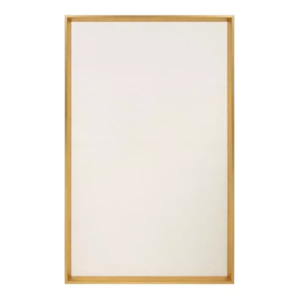 Kate and Laurel Calter Gold Fabric Pinboard Memo Board