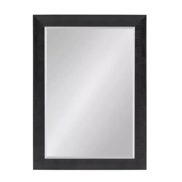 Kate and Laurel Large Rectangle Black Beveled Glass Contemporary Mirror (41.75 in. H x 29.75 in. W)