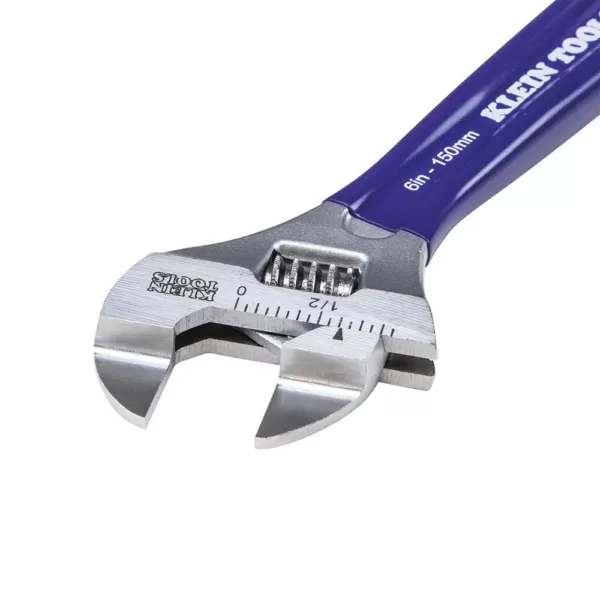 Klein Tools 6 in. Slim-Jaw Adjustable Wrench