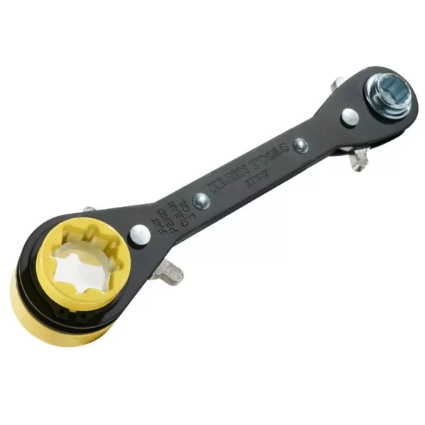 Klein Tools 5-in-1 Ratcheting Lineman's Wrench