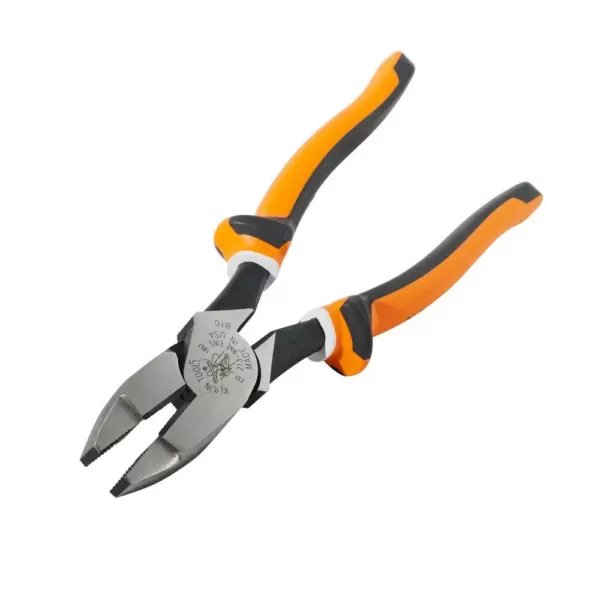 Klein Tools 9 in. Electrician's Insulated High Leverage Side Cutting Pliers