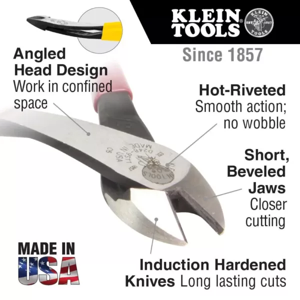 Klein Tools 8 in. 2000 Series High Leverage Diagonal Cutting Pliers