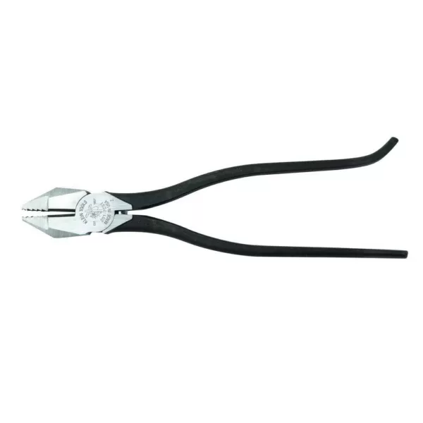 Klein Tools 9 in. Ironworker's Pliers with Slim Head and Plain Handle