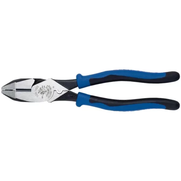 Klein Tools 9 in. Journeyman Heavy Duty Side Cutting Crimping Pliers