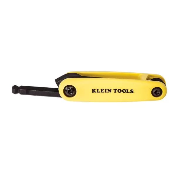 Klein Tools 5 in. Sizes Grip-It Ball Hex Key Set