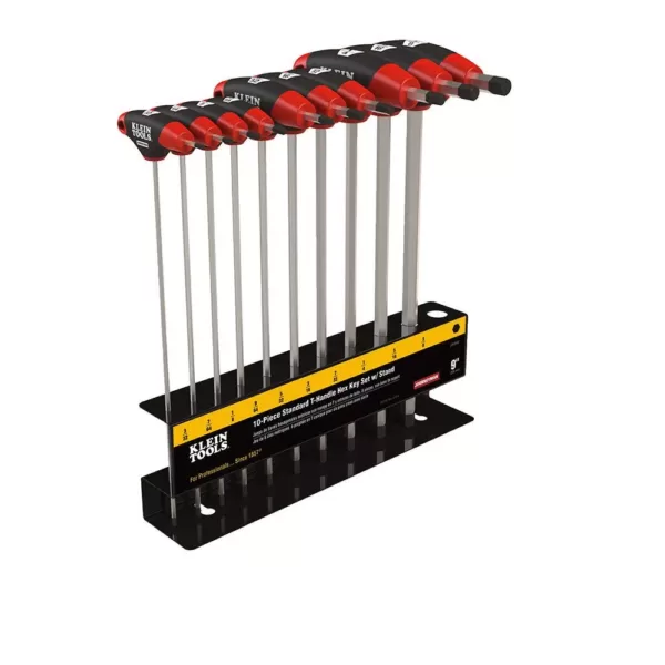 Klein Tools SAE T-Handle Set with 9 in. L Stand (10-Piece)