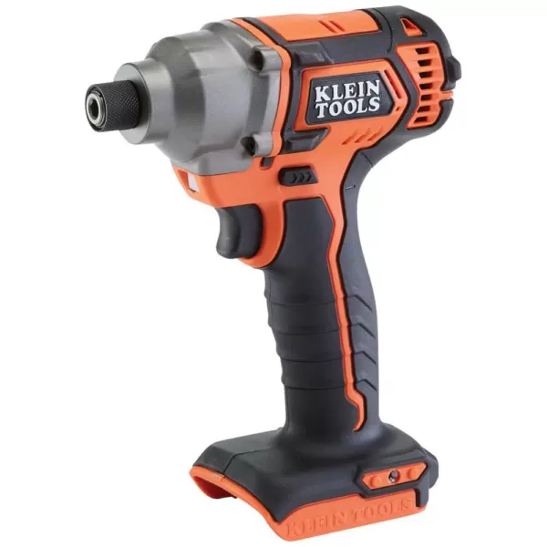 Klein Tools Battery-Operated Compact Impact Driver, 1/4 in. Hex Drive, Tool Only