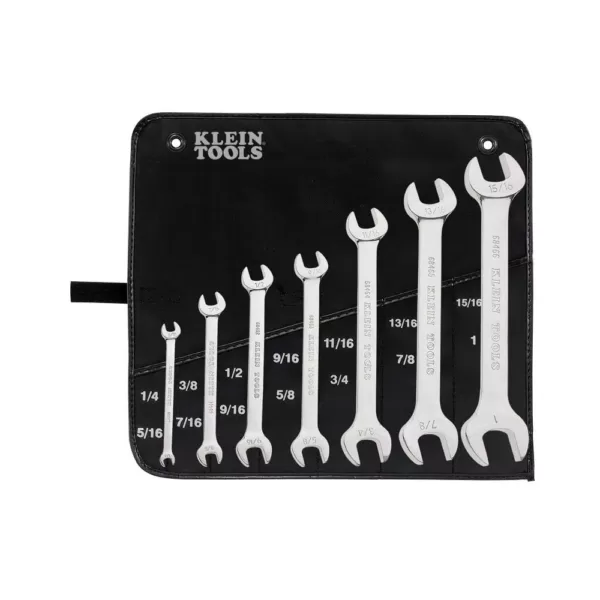 Klein Tools Open-End Wrench Set (7-Piece)