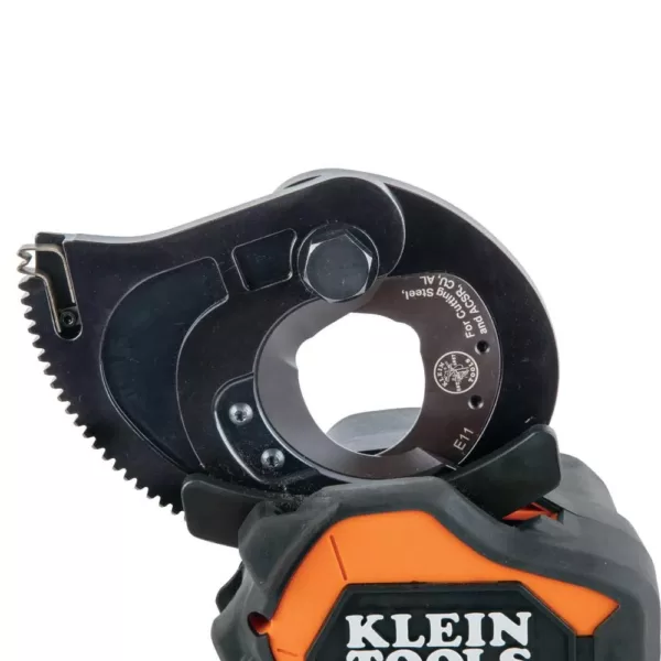 Klein Tools Battery-Operated EHS Closed-Jaw Cutter with Two 2 Ah Batteries Charger and Bag