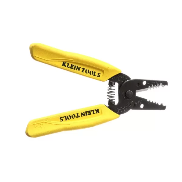 Klein Tools 6-1/4 in. Dual-Wire Stripper & Cutter for 10, 12, 14 AWG Solid Wire