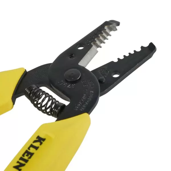 Klein Tools 6-1/4 in. Dual-Wire Stripper & Cutter for 10, 12, 14 AWG Solid Wire