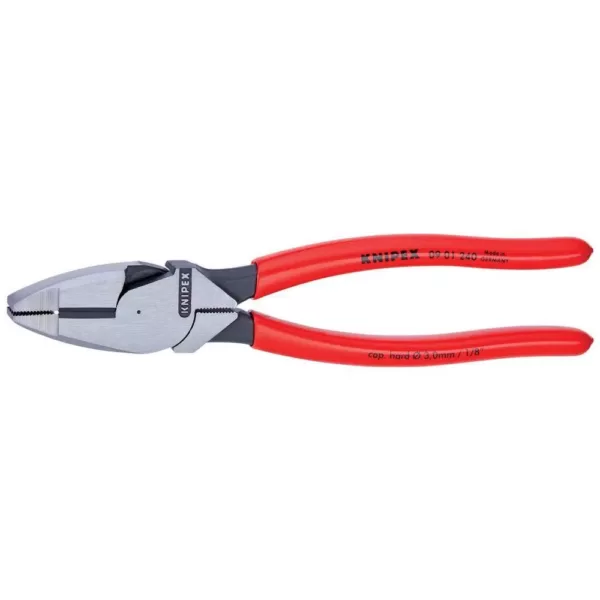 KNIPEX 9-1/4 in. High Leverage New England Head Lineman Pliers