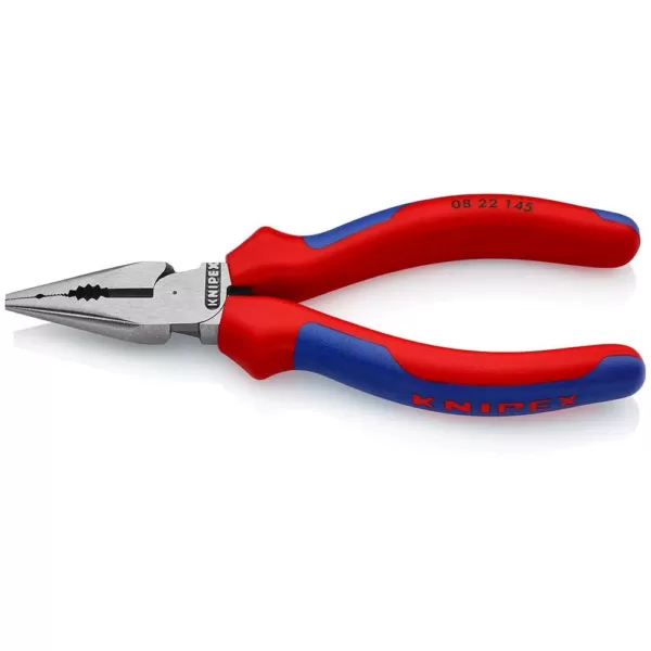 KNIPEX 5-3/4 in. Needle Nose Combination Pliers with Dual-Component Comfort Grips