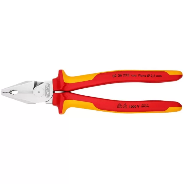 KNIPEX 9 in. High Leverage Insulated Combination Pliers