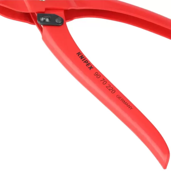 KNIPEX Heavy Duty Forged Steel Revolving Punch Pliers with Red Powder Coating