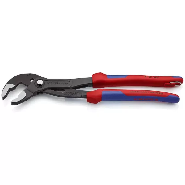 KNIPEX 12 in. Cobra Pliers with Dual-Component Comfort Grips and Tether Attachment