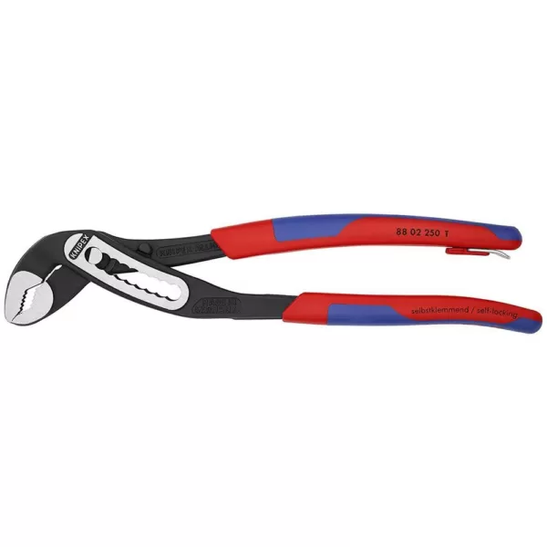 KNIPEX 10 in. Alligator Pliers with Dual-Component Comfort Grips and Tether Attachment