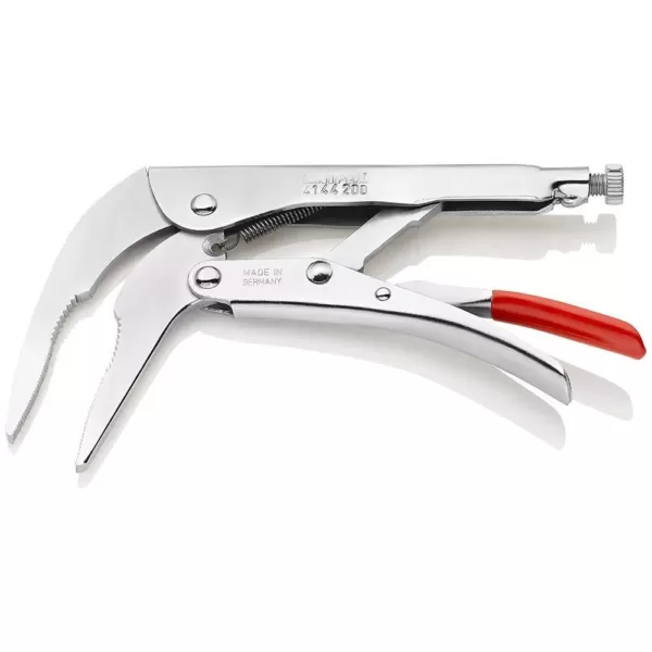 KNIPEX 10 in. Angled Long Nose Locking Pliers