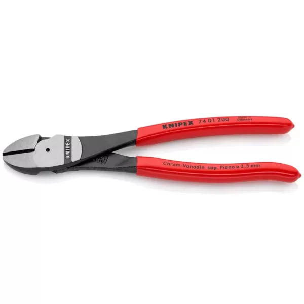 KNIPEX Cobra 10 in. Box Joint Pliers/8 in. Diagonal Cutting Pliers Set with Bonus Bag (3-Piece)