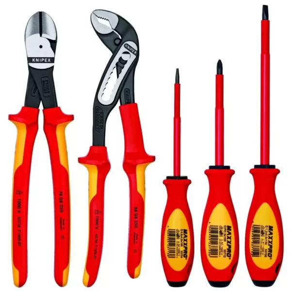 KNIPEX Automotive Pliers and Screwdriver Tool Set (5-Piece)