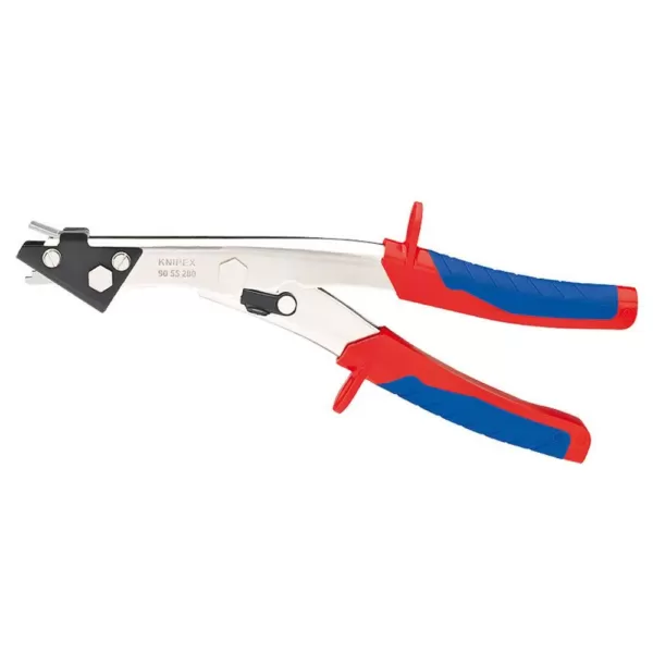 KNIPEX 11 in. Sheet Metal Nibblers with Comfort Grip Handles