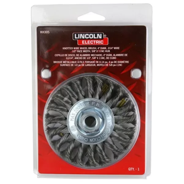 Lincoln Electric 4 in. Knotted Wire Wheel Brush