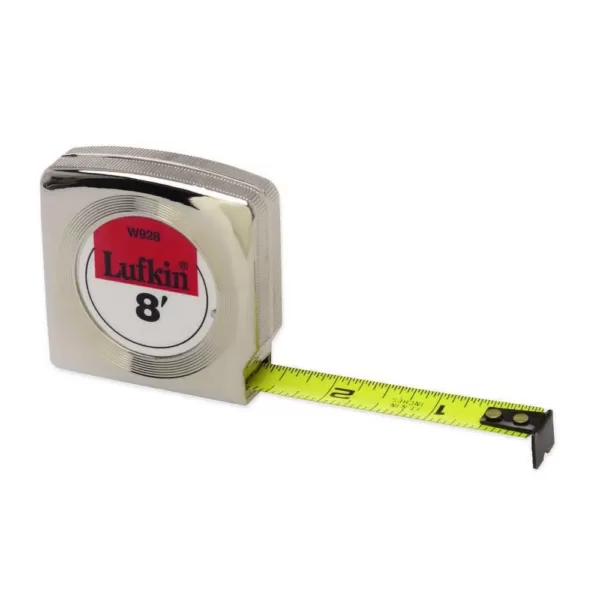 Lufkin 8 ft. Power Return Tape Measure