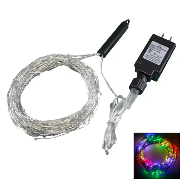 LUMABASE 300-Lights LED Multi-Color Electric Multi-Strand Fairy String Lights