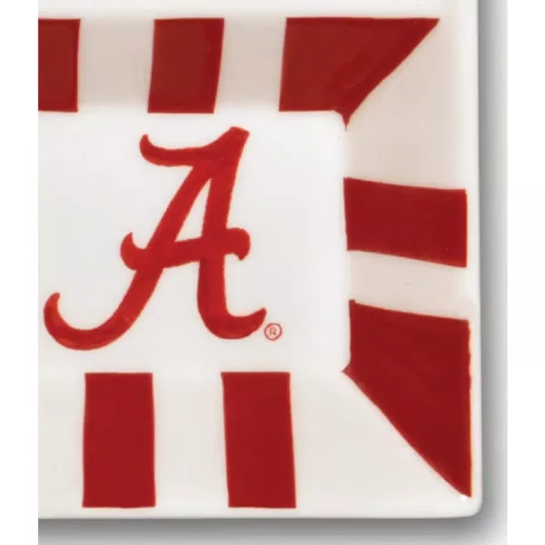 Magnolia Lane Alabama Ceramic 4 Section Tailgating Serving Platter