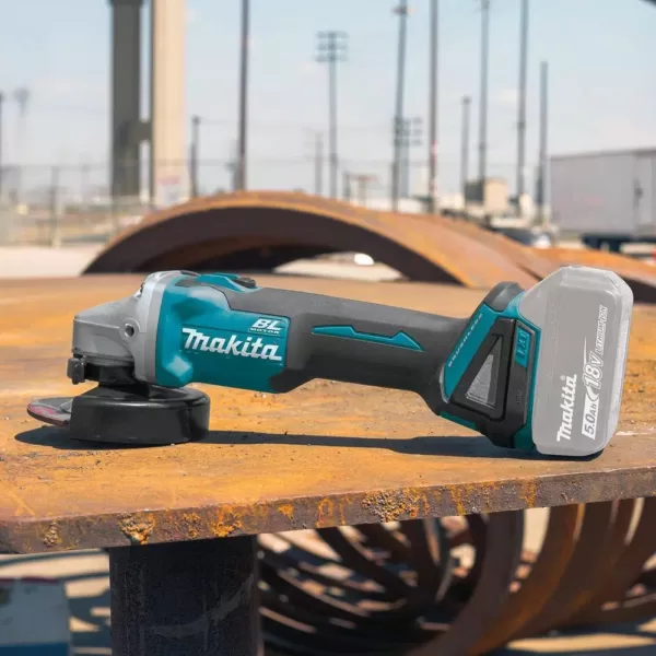 Makita 18-Volt LXT Lithium-Ion Brushless Cordless 4-1/2 / 5 in. Cut-Off/Angle Grinder with Electric Brake (Tool Only)