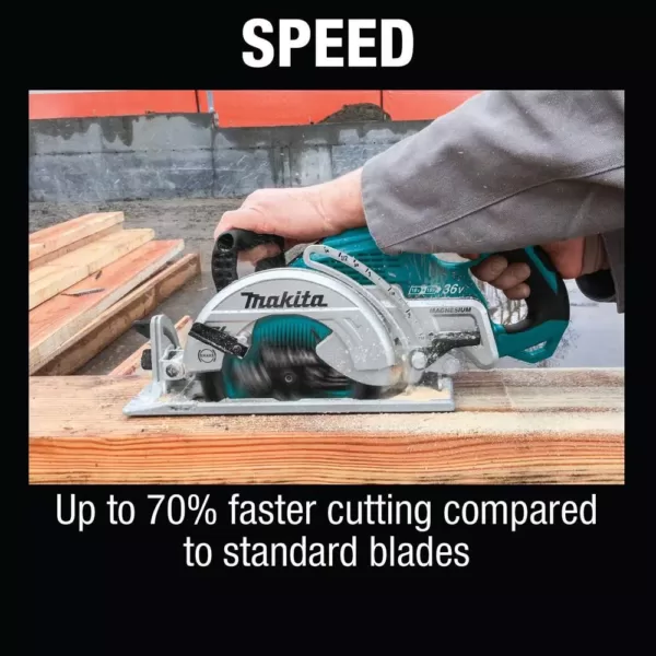 Makita 7-1/4 in. 24T Carbide-Tipped Ultra-Thin Kerf Saw Blade, Framing