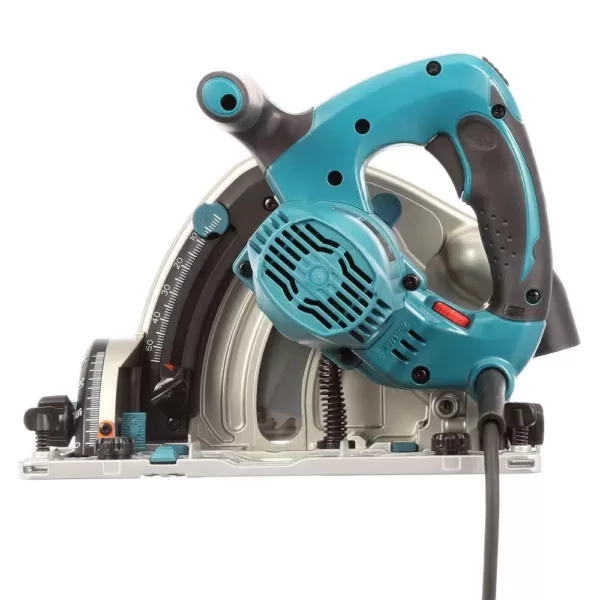 Makita 12 Amp 6-1/2 in. Plunge Circular Saw with Guide Rail Connector Kit