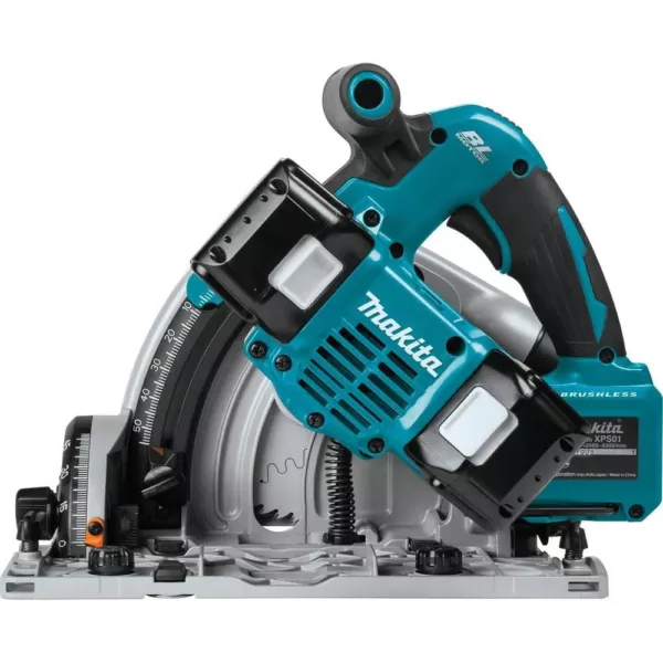 Makita 18-Volt X2 LXT Lithium-Ion (36-Volt) Brushless Cordless 6-1/2 in. Plunge Circular Saw w/ (2) Batteries 5.0Ah, 55T Blade