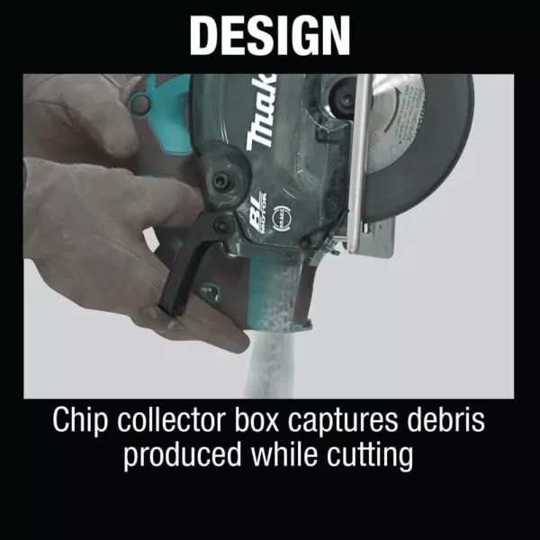 Makita 18-Volt LXT Brushless 5-7/8 in. Metal Cutting Saw with Electric Brake with bonus 18-Volt LXT Battery Pack 5.0 Ah