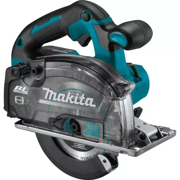 Makita 18-Volt LXT Brushless 5-7/8 in. Metal Cutting Saw with Electric Brake with bonus 18-Volt LXT Battery Pack 5.0 Ah