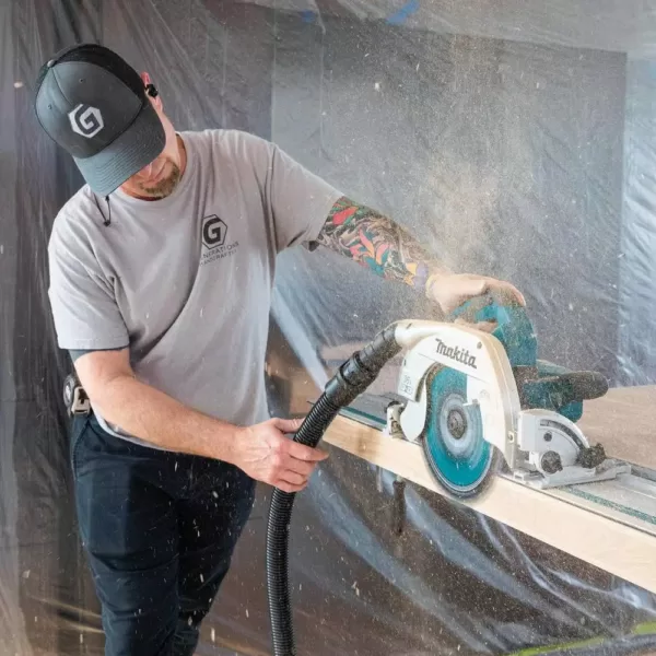 Makita 18-Volt x2 LXT Lithium-Ion (36-Volt) Brushless Cordless 9-1/4 in. Circular Saw w/Guide Rail Compatible Base (Tool Only)